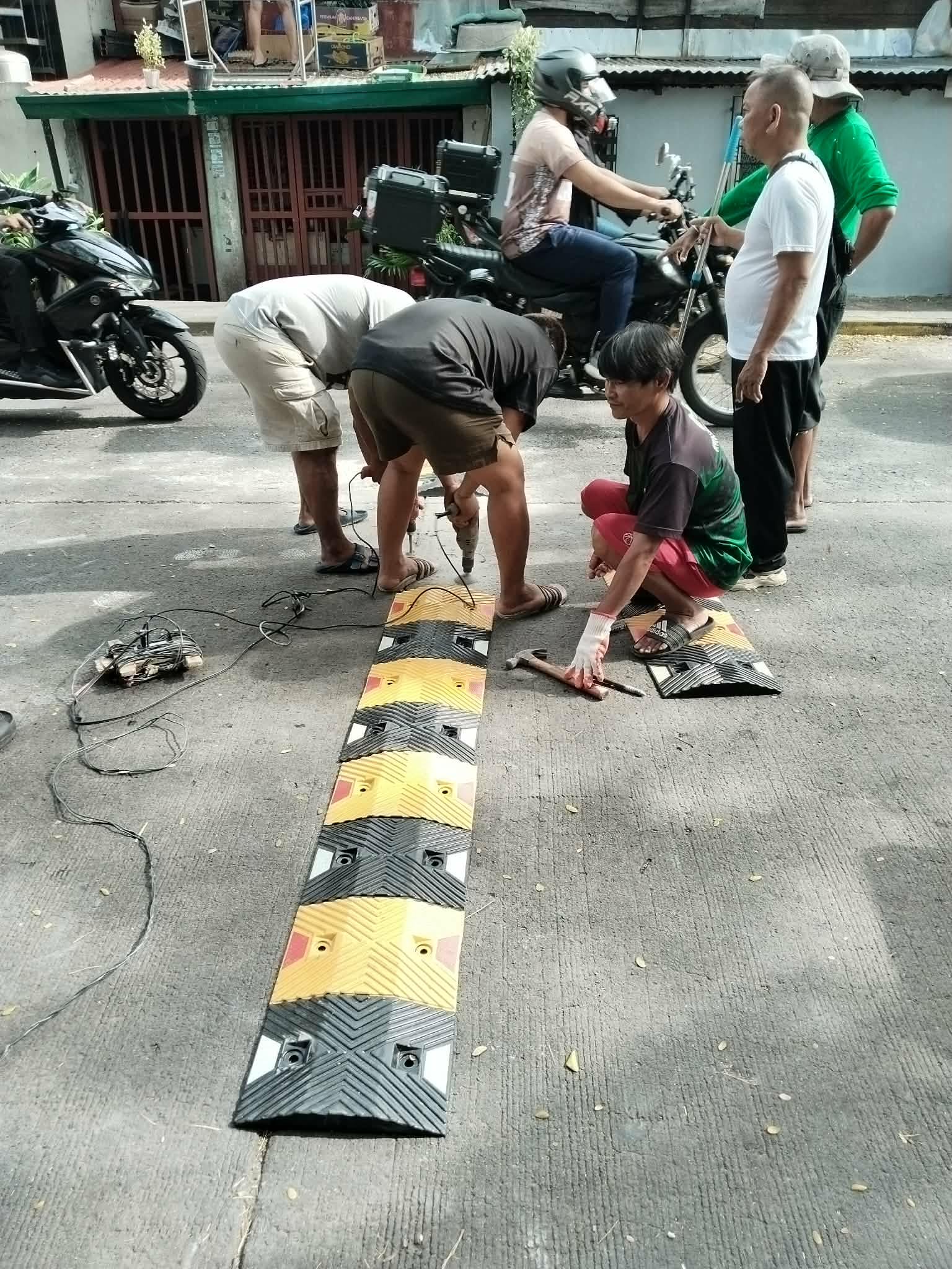 Speed Bump Installation