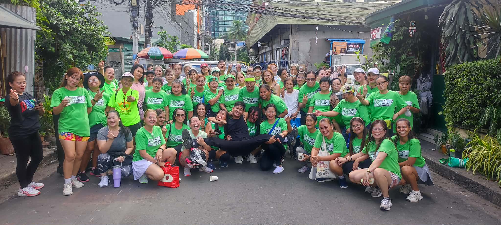 Zumba at Kapihan para sa Poblacion