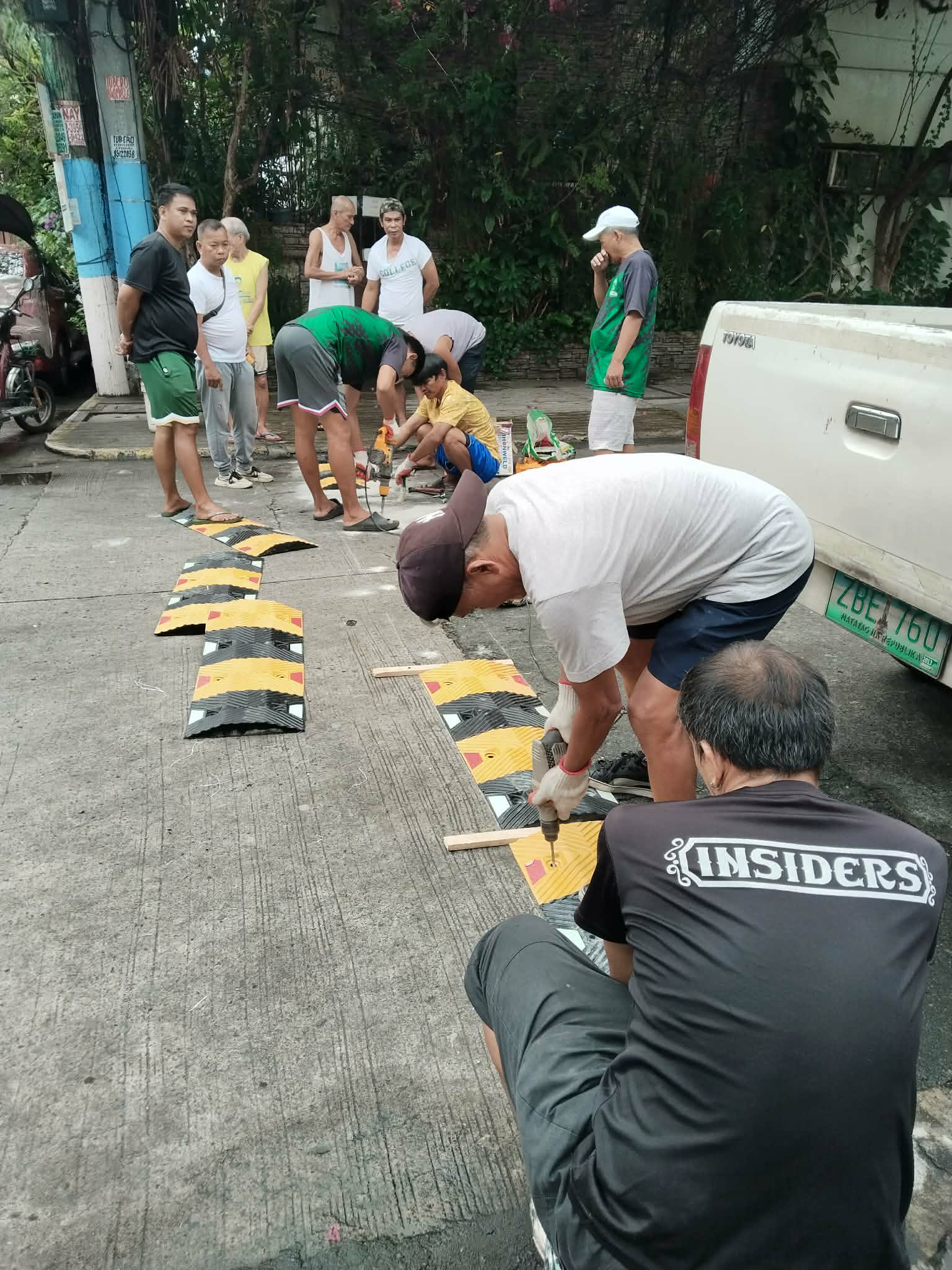 Speed Bump Installation