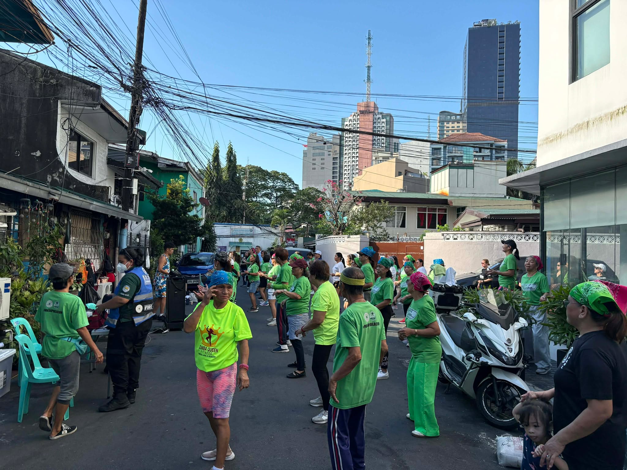 Zumba at Kapihan para sa Poblacion