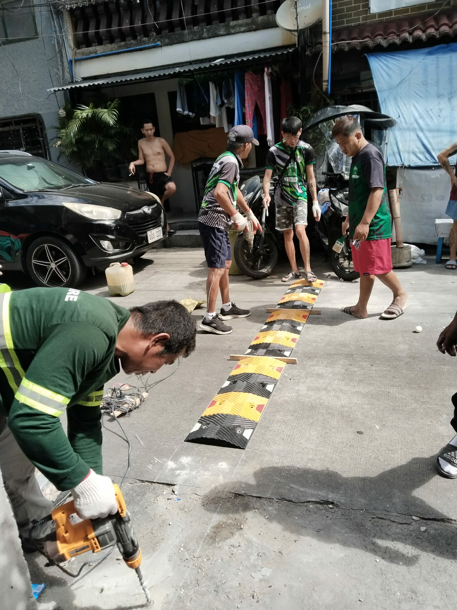 Speed Bump Installation