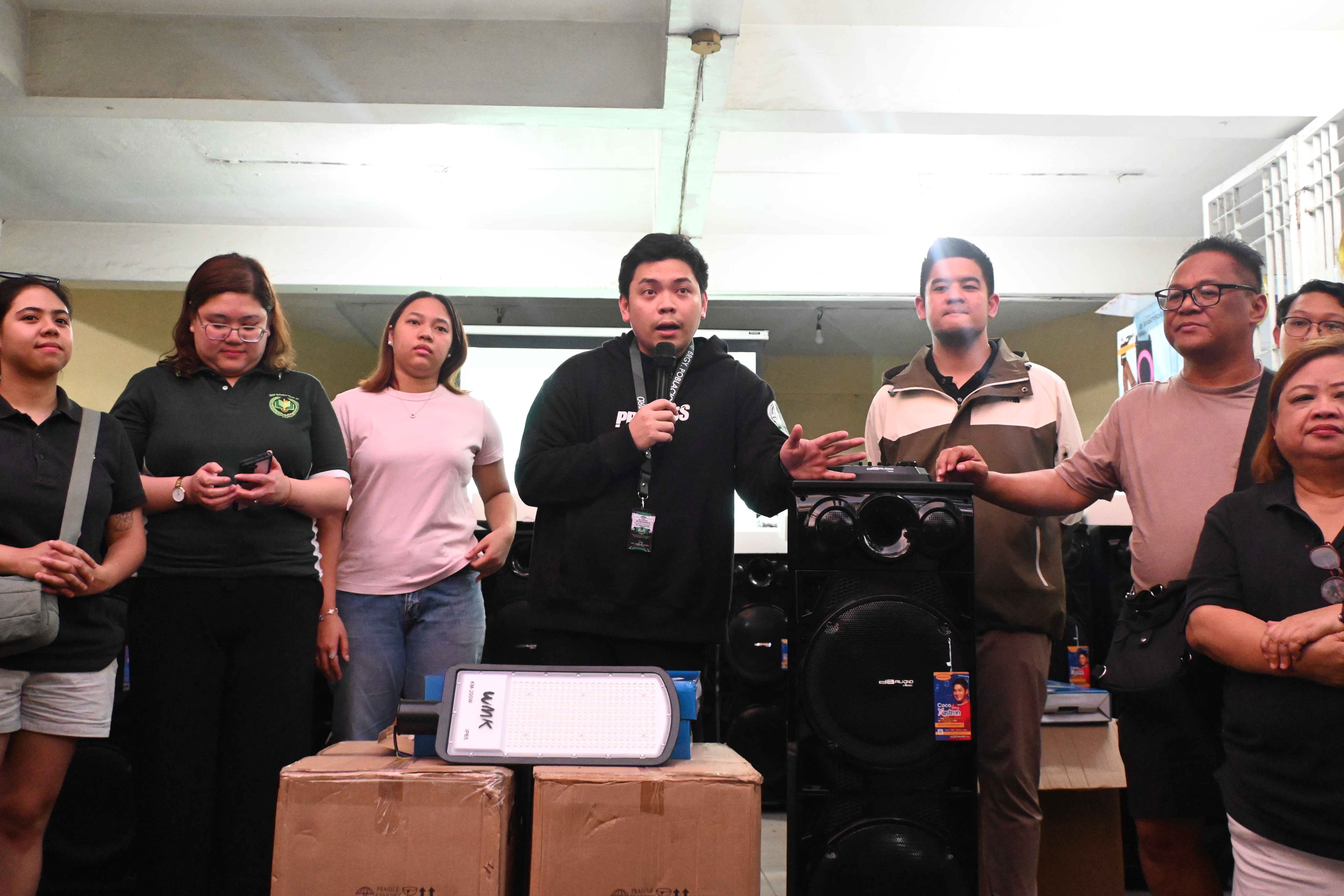 Distribution of Sound System Speakers to Our Kalbaristas
