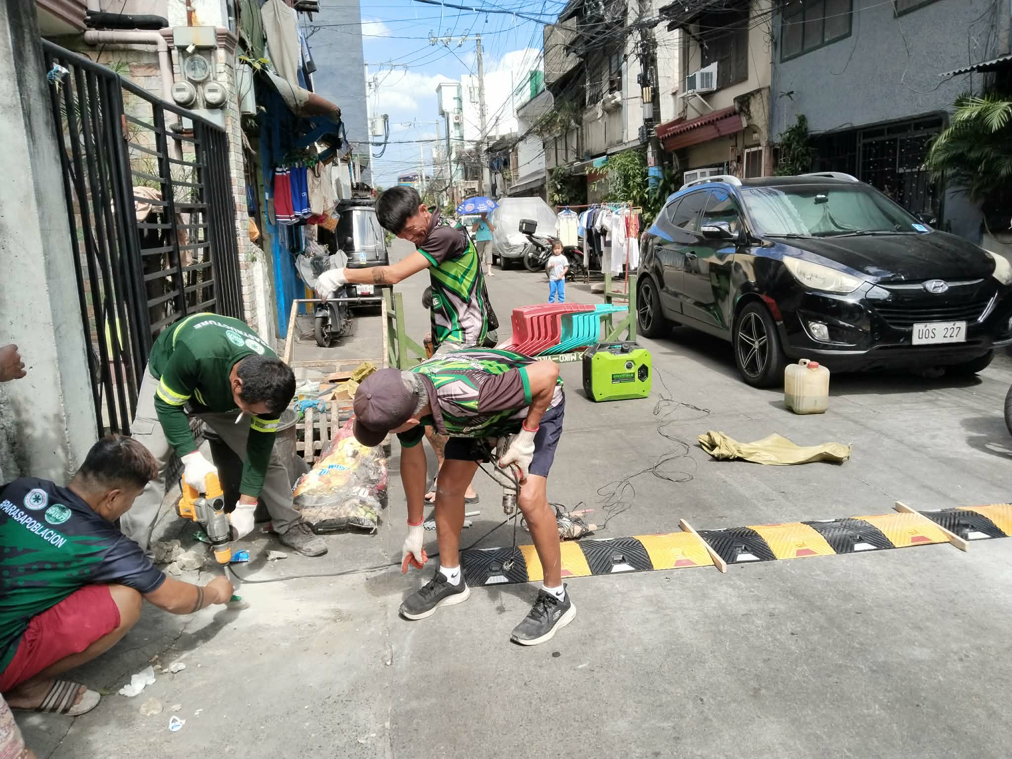 Speed Bump Installation