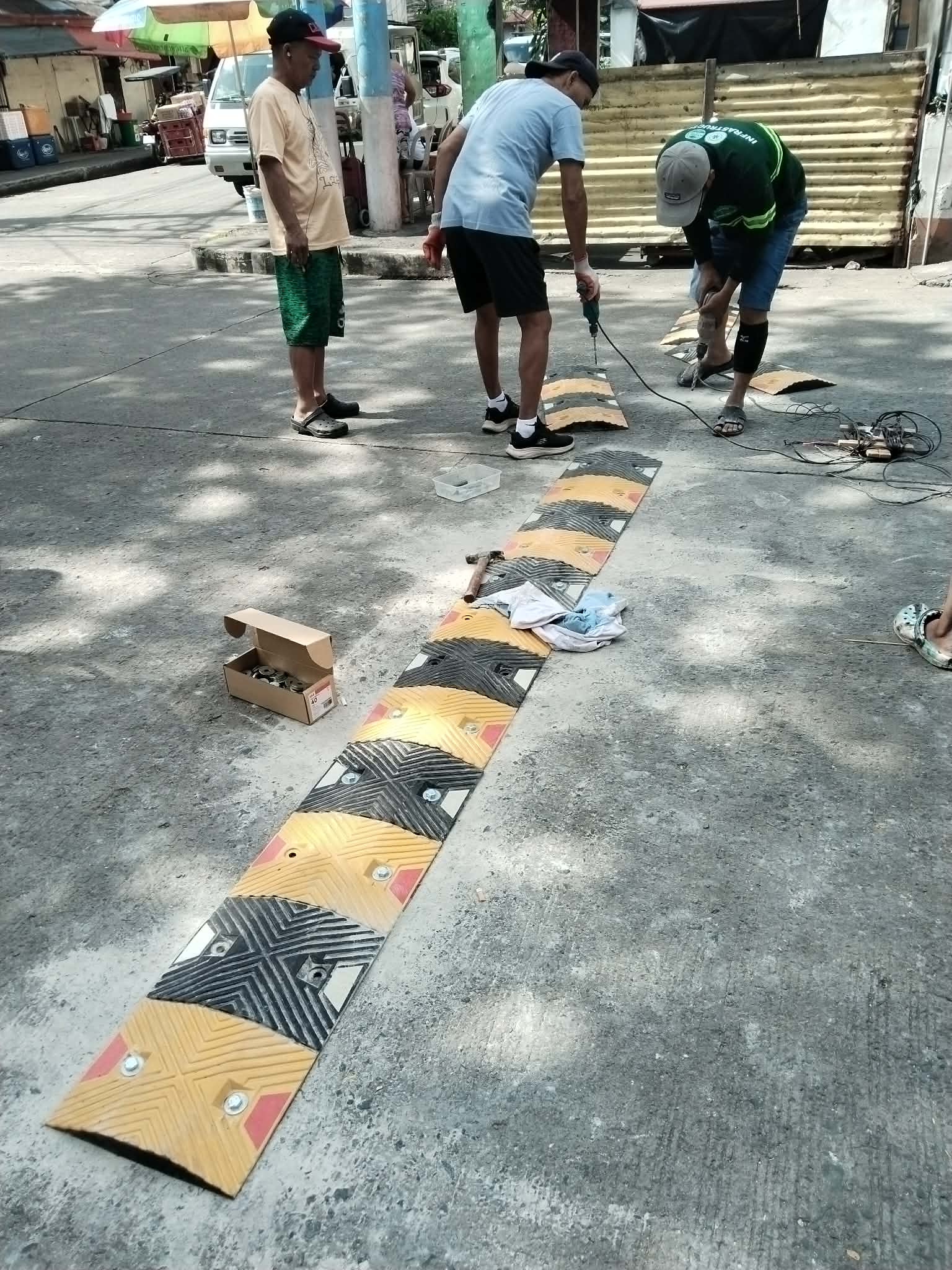 Speed Bump Installation