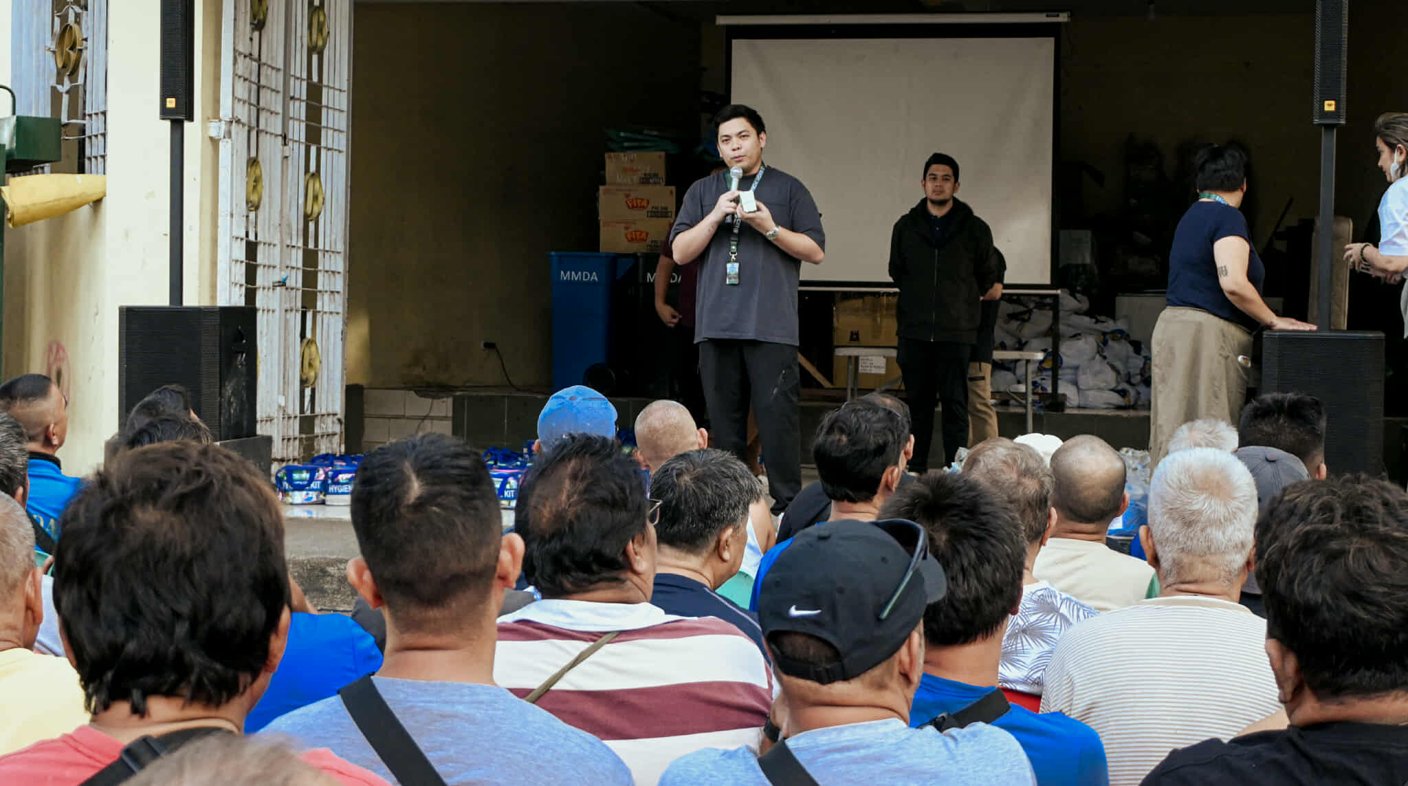 Distribution of hygiene kit, Insurance and 5 Kilos of Rice