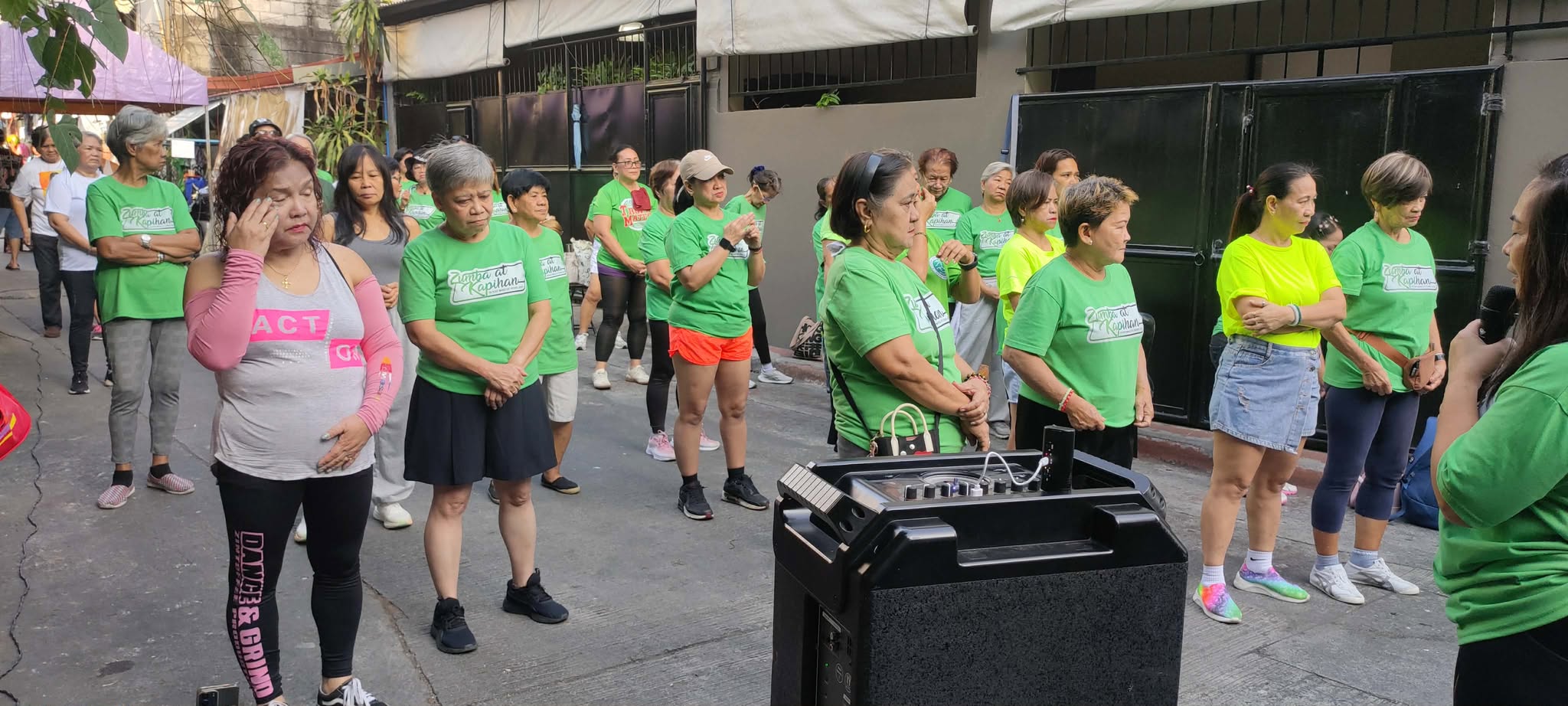 Zumba at Kapihan para sa Poblacion